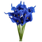 Bukiet Sztuczna Calla 33cm Granat Kwiaty Sztuczne Jak Żywe Kalie Stroik