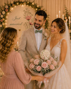 TOPPER na Tort Dekoracje Na Prezent dla Pary Młodej flower box Wesele