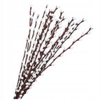BAZIE sztuczne KOTKI gałązki 47cm ozdoby do KOSZYCZKA wielkanocnego 6szt