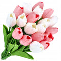TULIPANY SILIKONOWE bukiet sztucznych TULIPANÓW tulipan 20szt KWIATY wiosna