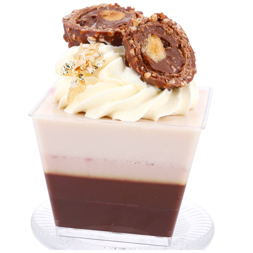 Pucharek do deserów 120ml/25szt Topper Chrzest Święty Pojemniki Desery