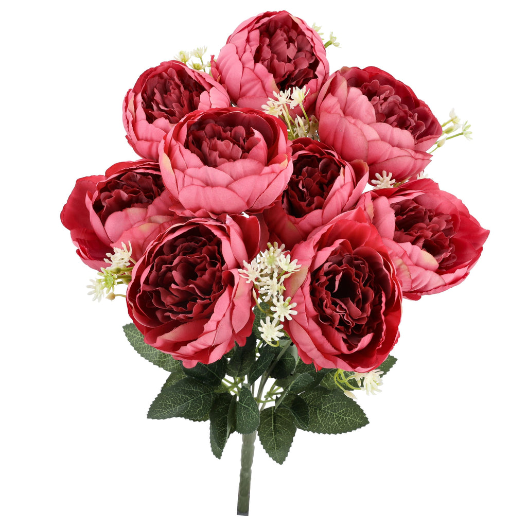 PEONIE KWIATY SZTUCZNE jak żywe piwonie bukiet kwiatów STROIK Na Cmentarz