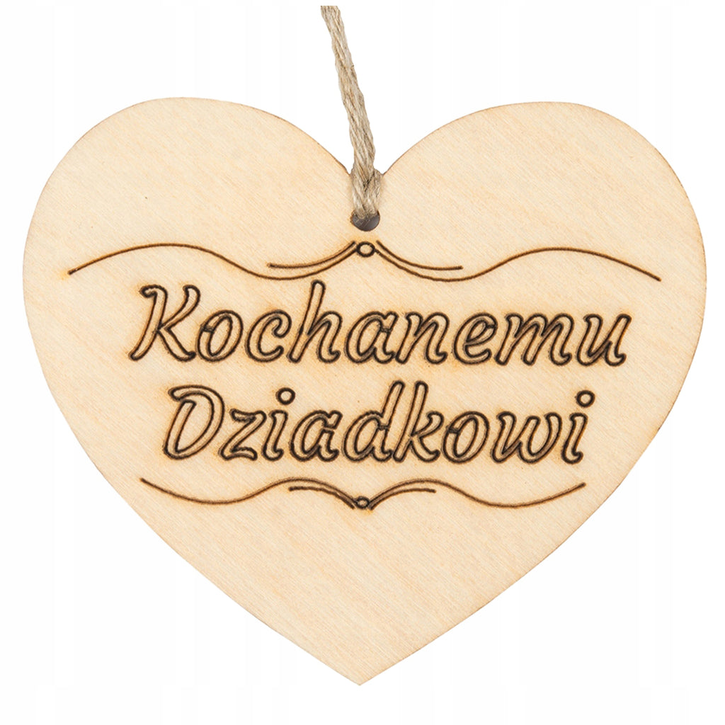 Zawieszka Na Znicz Serce Napis Kochanemu Dziadkowi Wszystkich Świętych