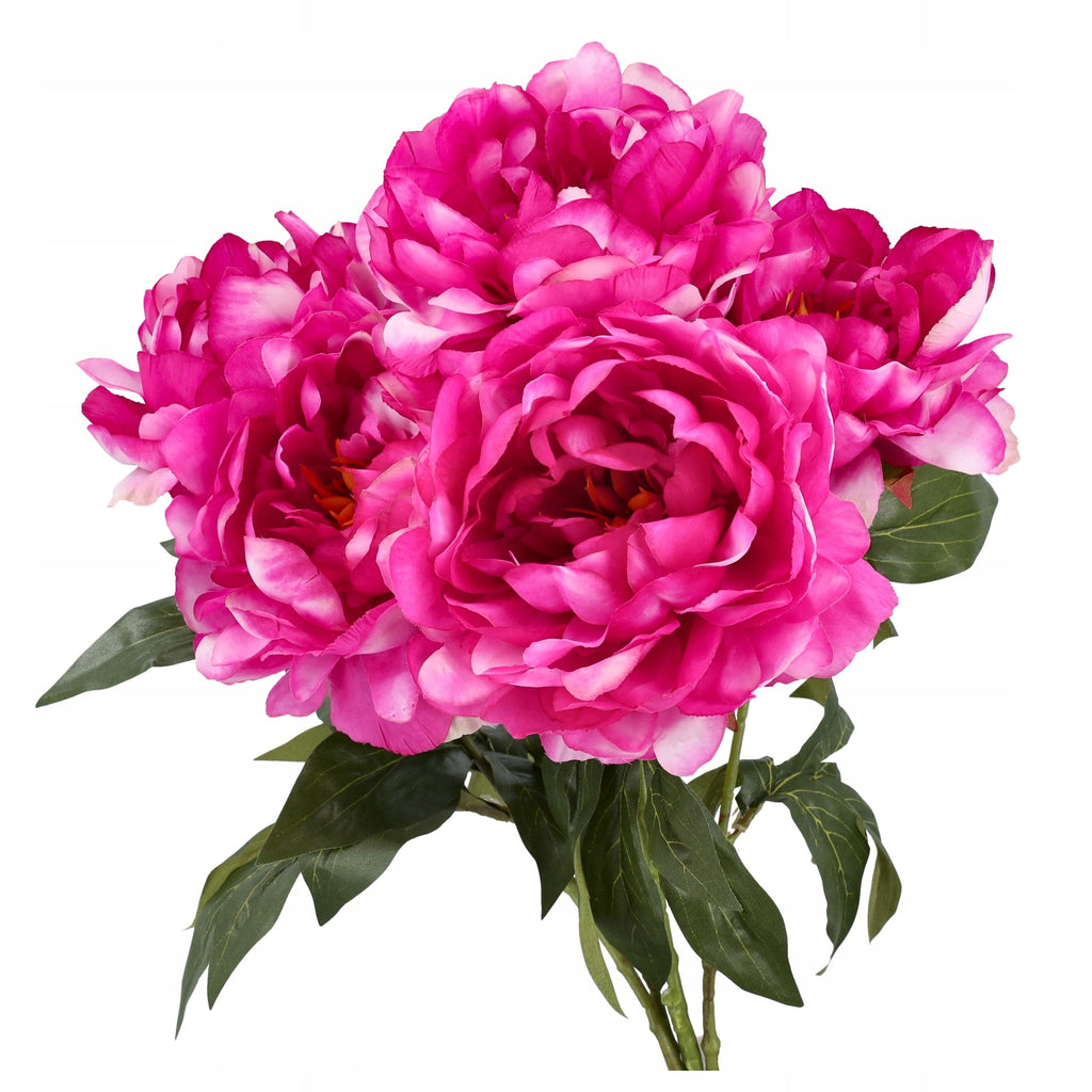 SZTUCZNE KWIATY Bukiet Peonia Piwonia jak żywe Kompozycja Stroik Róż 45cm