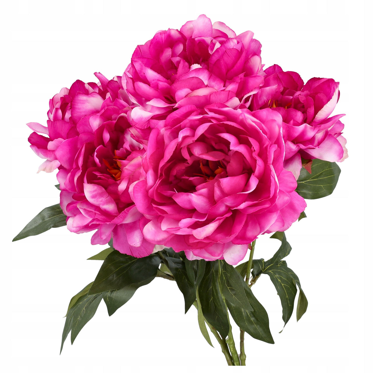 SZTUCZNE KWIATY Bukiet Peonia Piwonia jak żywe Kompozycja Stroik Róż 45cm