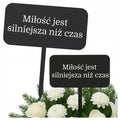 TABLICZKA NA GRÓB cmentarz WSZYSTKICH ŚWIĘTYCH ozdoba do wiążanki STROIKA