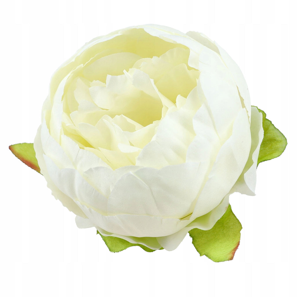 Peonie Piwonie Ecru Główki Kwiatowe Do Kompozycji Do Bukietu 6szt 8cm
