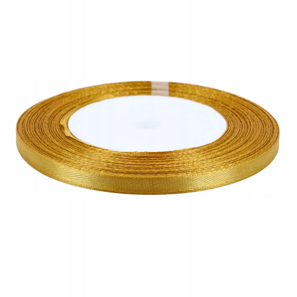 WSTĄŻKA SATYNOWA dekoracja TAŚMA satyna tasiemka ozdobna do pakowania 6mm