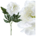 Gałązka Peonia 77cm Biel Piwonia Peonia Kwiaty Sztuczne Jak Żywe Do Wazonu