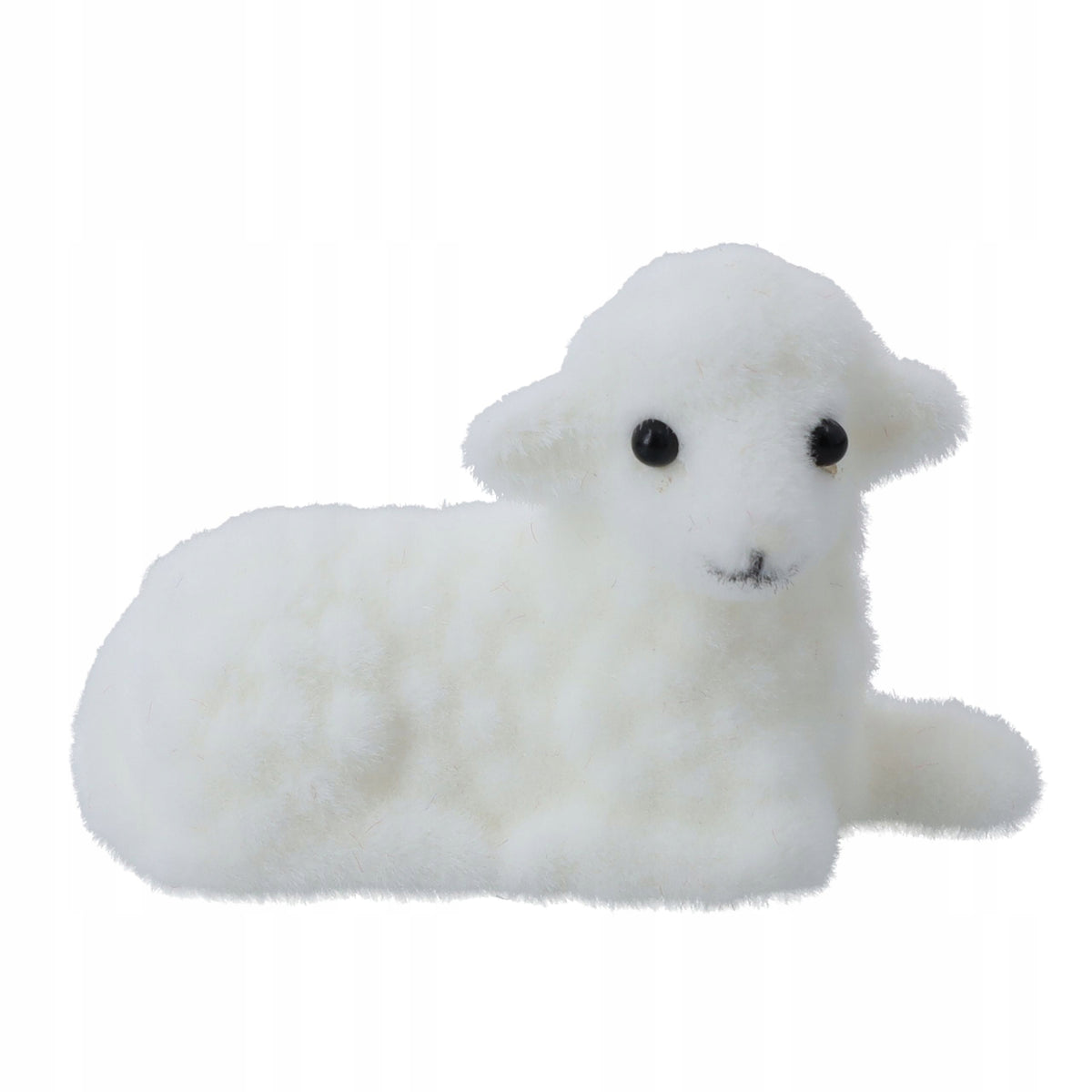 Baranek WIELKANOCNY do koszyczka ŚWIĘCONKI figurka 4cm owieczka na STROIK