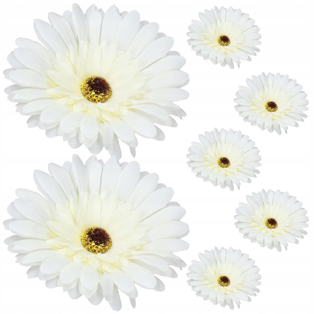 Kwiaty sztuczne GERBERA główki wyrobowe JAK ŻYWE kompozycja STROIK BUKIET