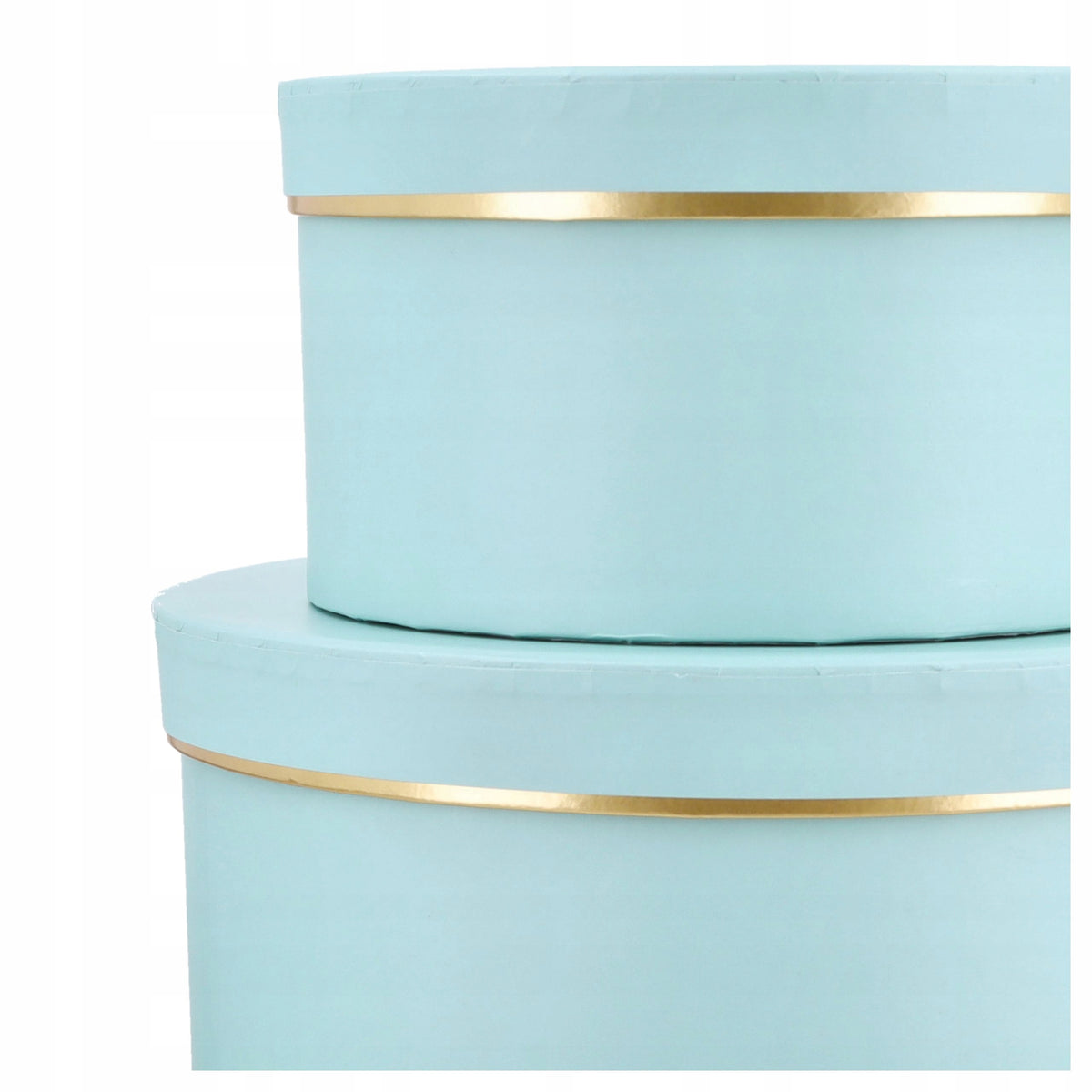 Flower Box Mały Okrągły Miętowy Aranżacja Kwiatowa Box DIY Kwiaty Dla Mamy
