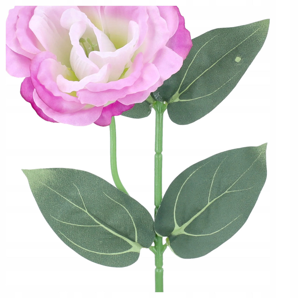 KWIATY SZTUCZNE EUSTOMY EUSTOMA gałązka dekoracyjna 50cm kompozycja BUKIETU