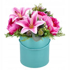 FlowerBox Zielony Pudełko Na Kompozycje Kwiatowe Prezenty Dla Bliskich