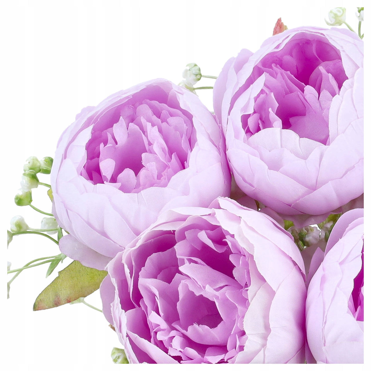 Bukiet Peonie Piwonie KWIATY SZTUCZNE Do Wazonu Dekoracja Pokój LILIOWY