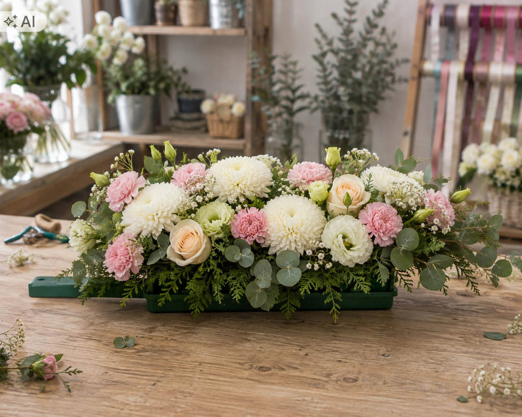 Floret Z Gąbka Floret Z Rączką Do Żywych Kwiatów Gąbki Florystyczne Stroik
