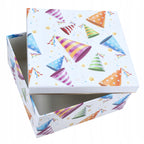 Flower Box Prostokątny S Biały Urodzinowy Box dla Florystów Pudełko DIY