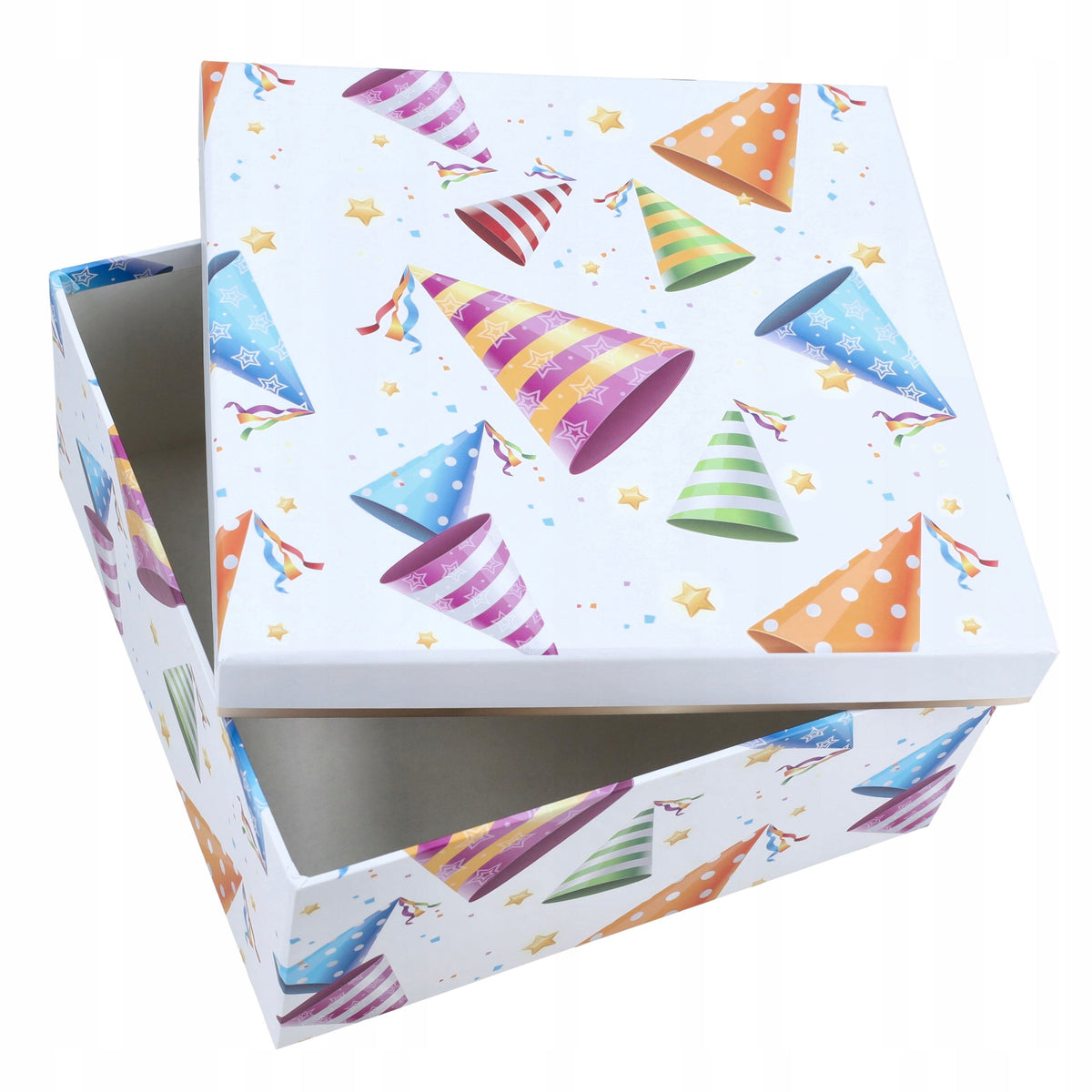 Flower Box Prostokątny S Biały Urodzinowy Box dla Florystów Pudełko DIY