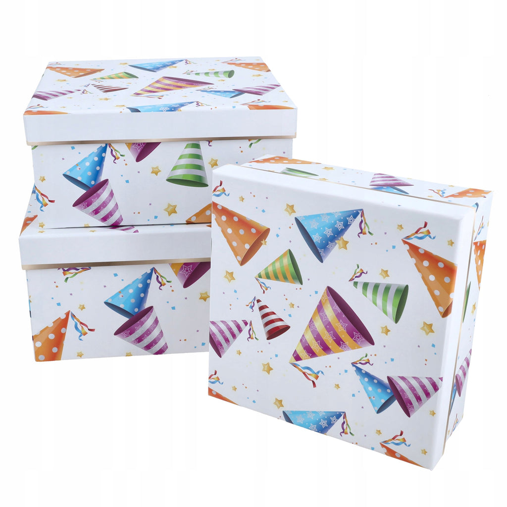Flower Box Prostokątny L Biały Urodzinowy Prezent Urodzinowy DIY Pudełko