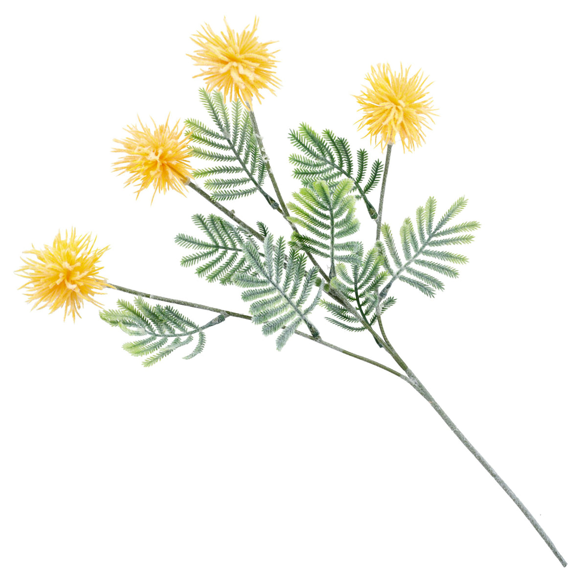 Gałązka Pik Żółty 52cm Dekoracje Żółte Kwiaty LIŚCIE Stroik Wiązanka PIK