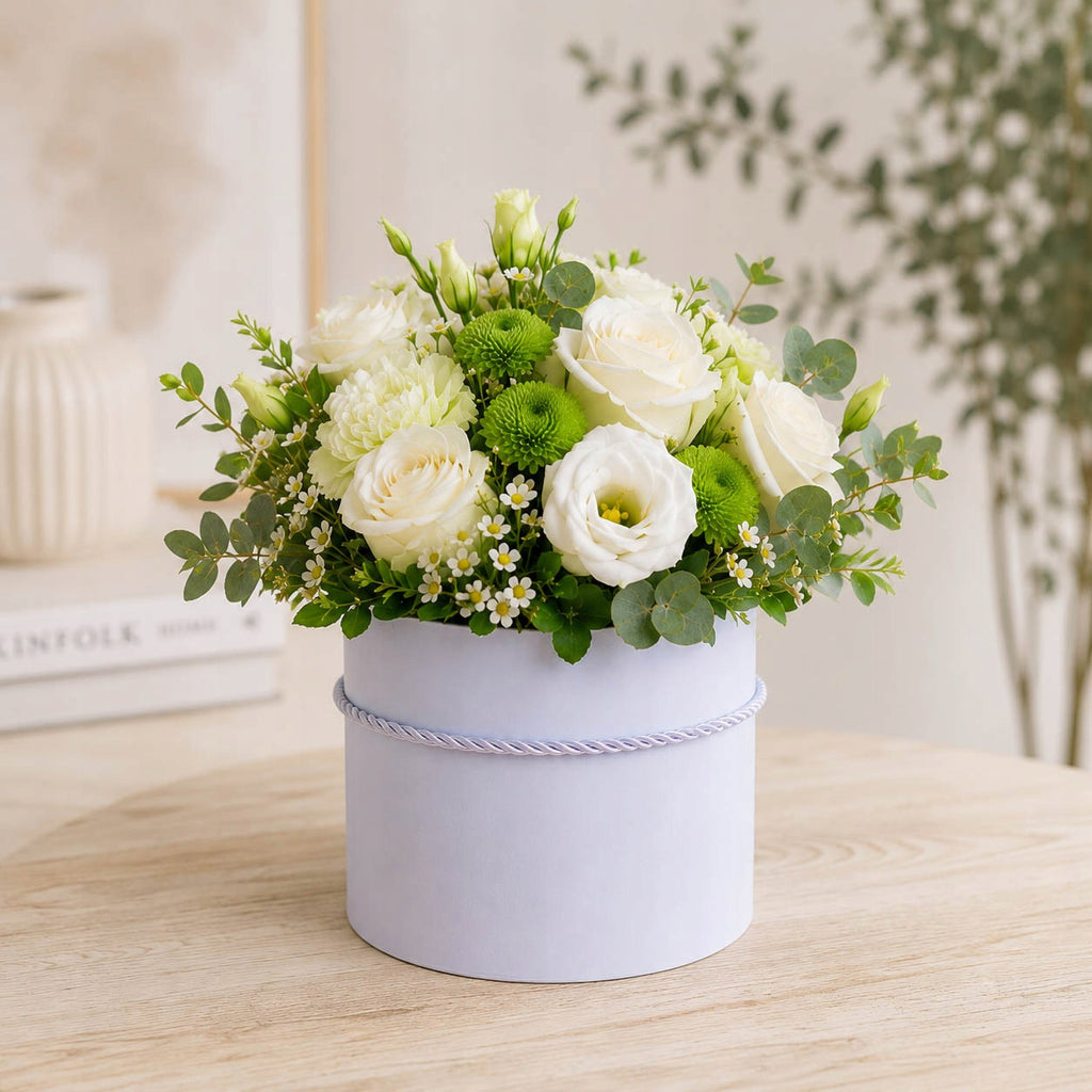 PUDEŁKO PREZENTOWE FLOWERBOX na prezent DZIEŃ MAMY ŚLUB KOMUNIA upominek