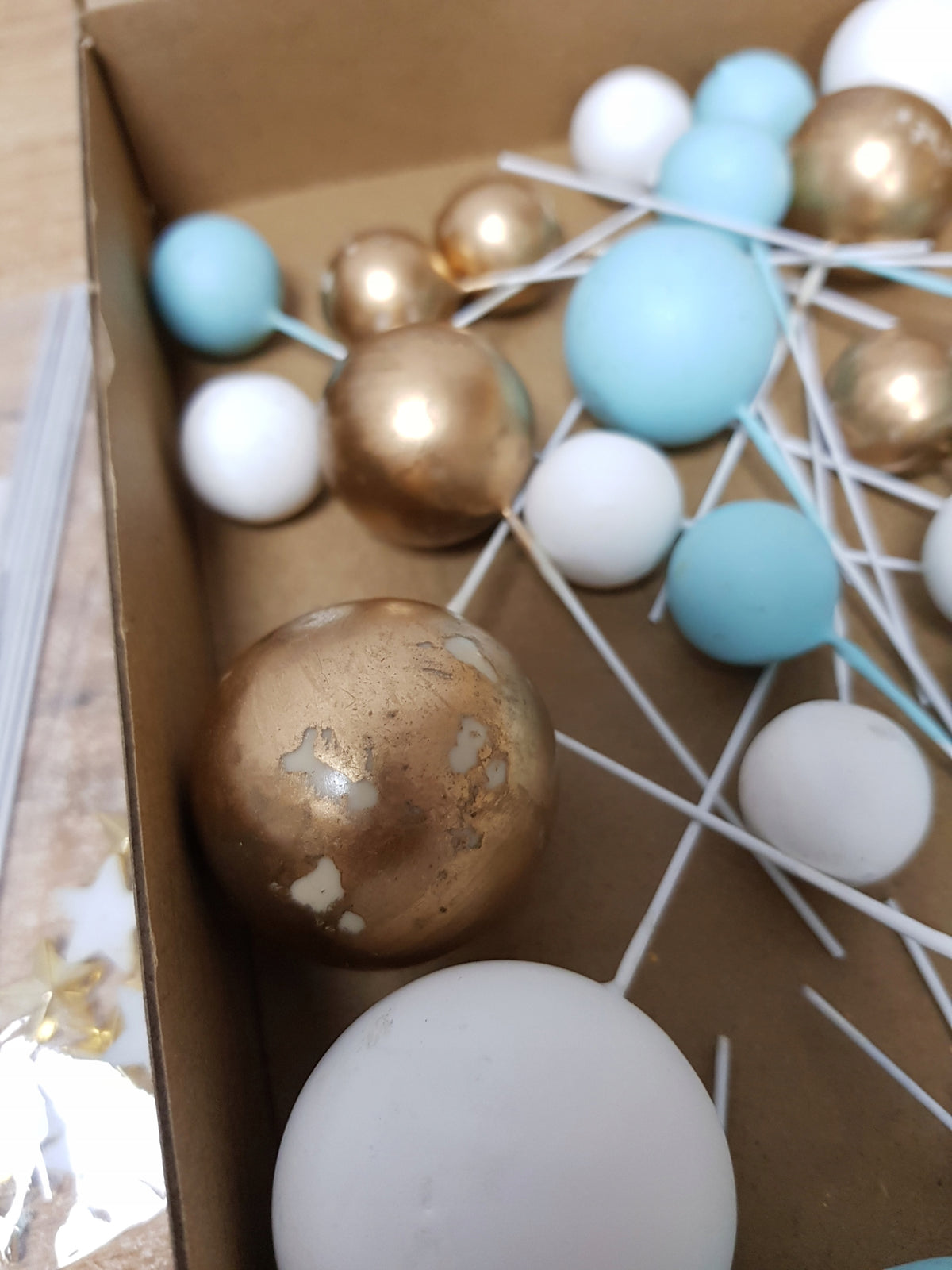 Zestaw Topperów Na Tort Dekoracja Na Baby Shower