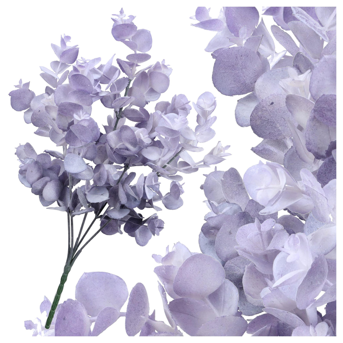 EUKALIPTUS SZTUCZNY KWIATY SZTUCZNE jak żywe GAŁĄZKA ozdobna LISTKI LIŚCIE