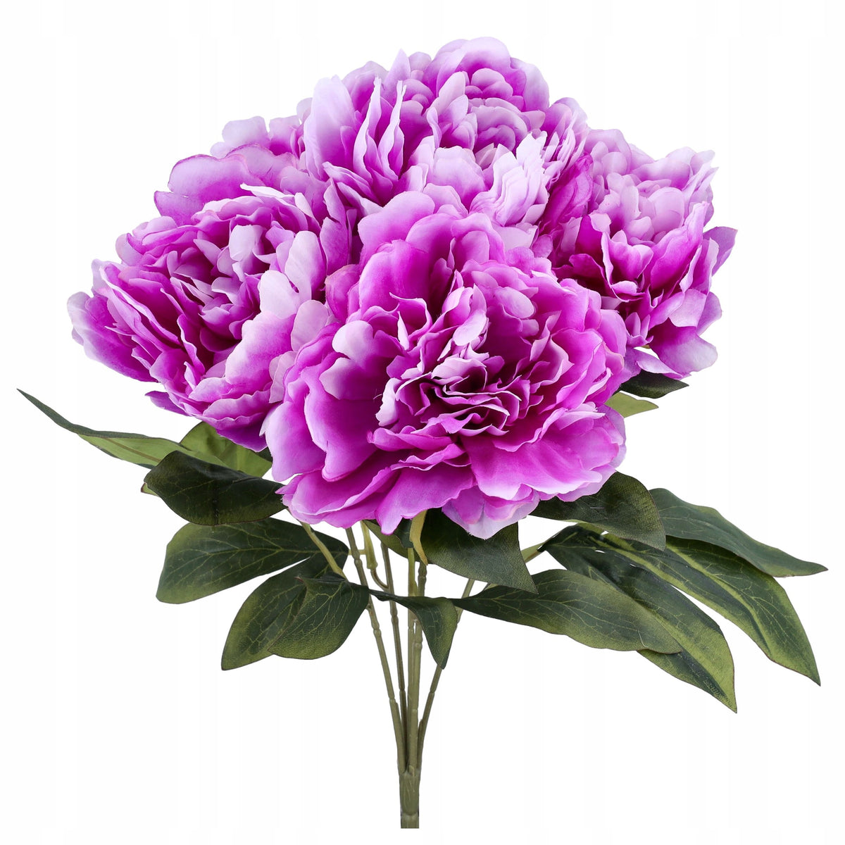 Bukiet SZTUCZNE KWIATY peonii jak żywe 45cm peonia do wazonu piwonia Fiolet