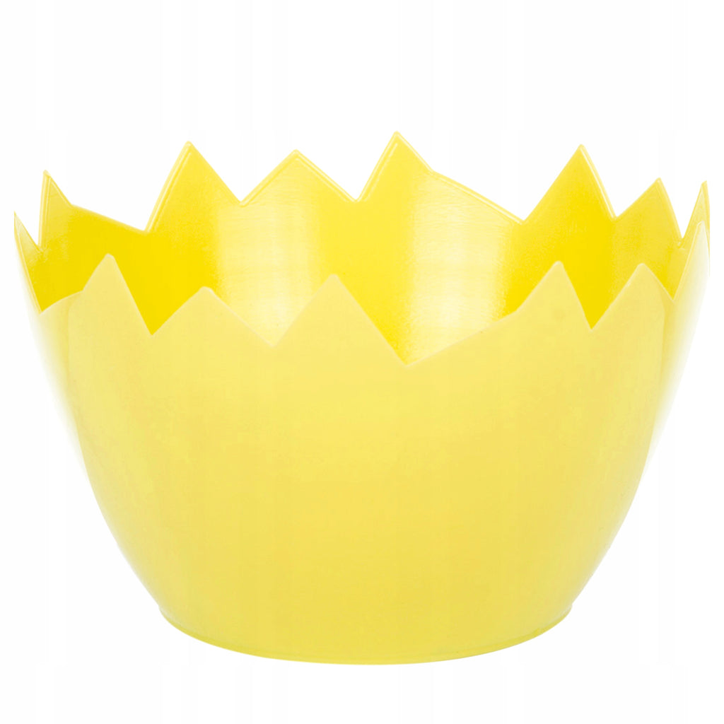 Osłonka Wielkanocna Plastikowa Dekoracja 12cm Skorupka Doniczka Wielkanoc