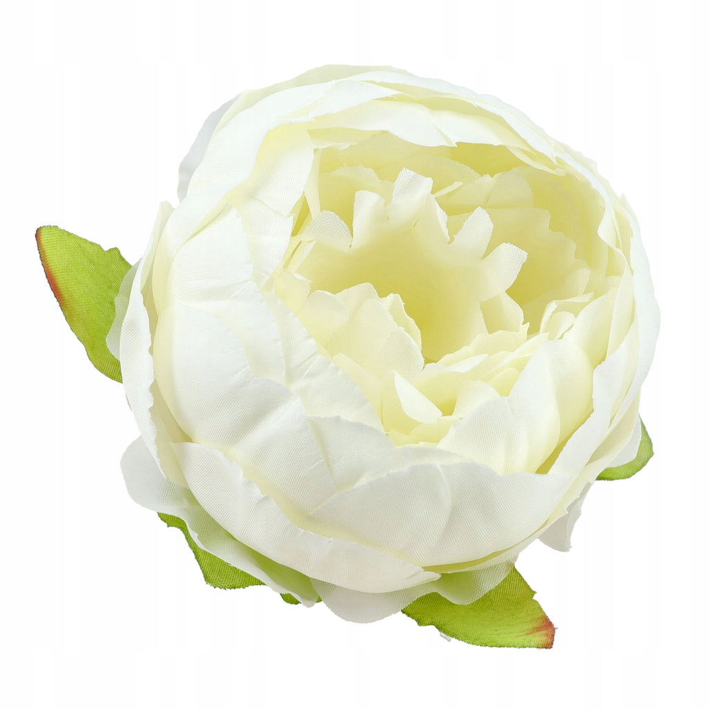 Peonie Piwonie Ecru Główki Kwiatowe Do Kompozycji Do Bukietu 6szt 8cm