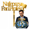 Topper Złoto Koniec roku Prezent Dodatek do Kompozycji Szkoła
