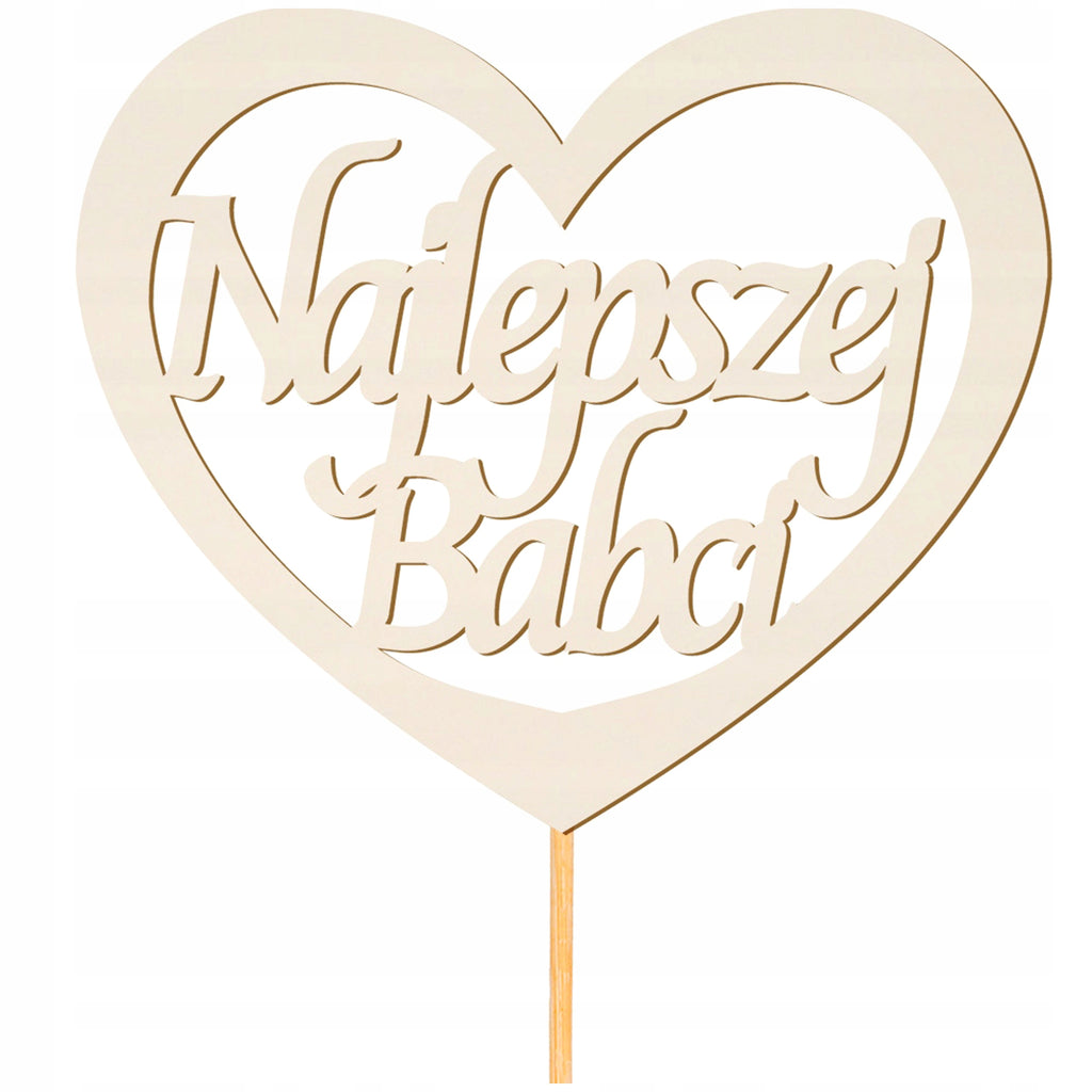 Topper Na Tort Dekoracja Toper Prezent Dla Babci