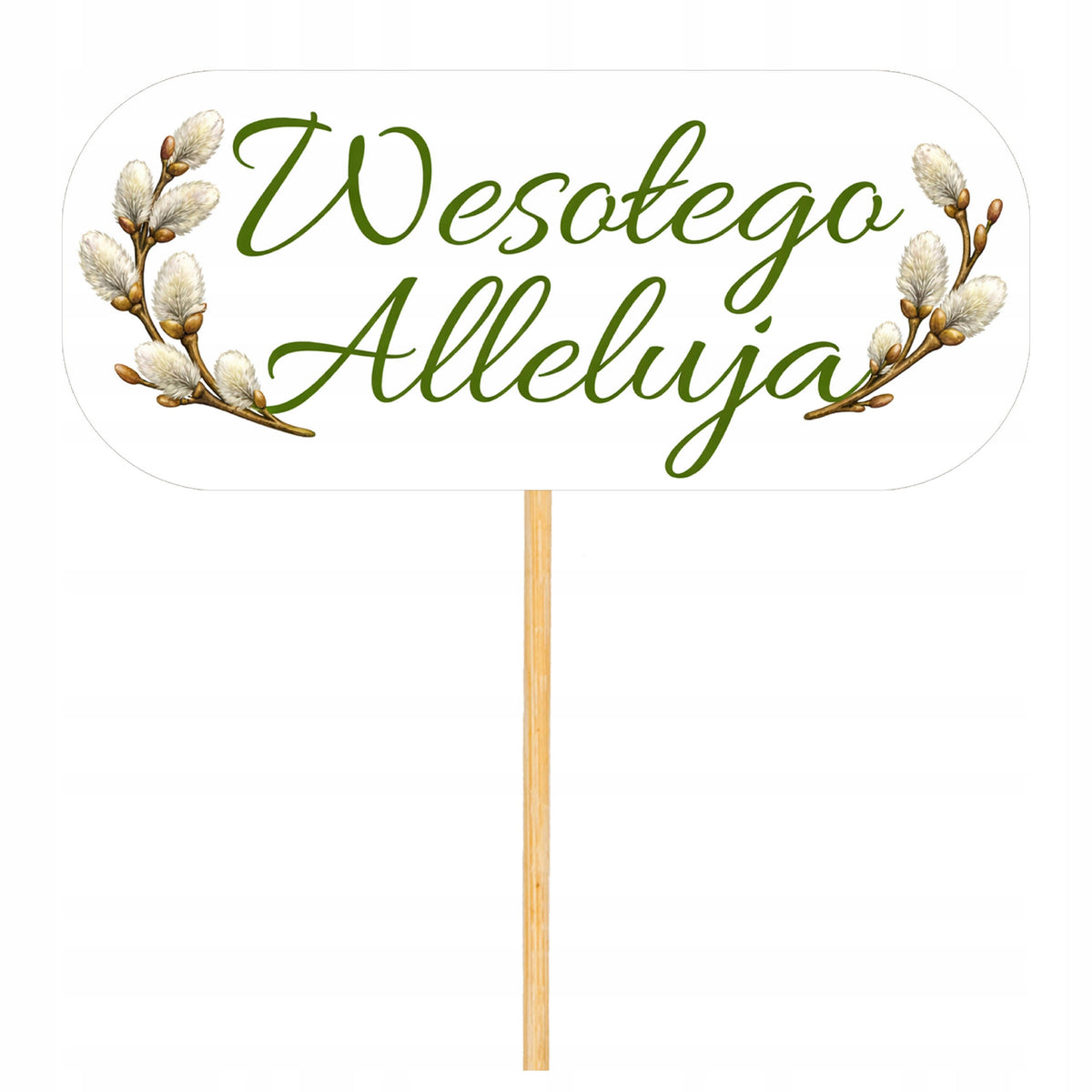 WIELKANOC TOPPER WESOŁEGO ALLELUJA toper wielkanocny do babki ŚWIĘCONKI