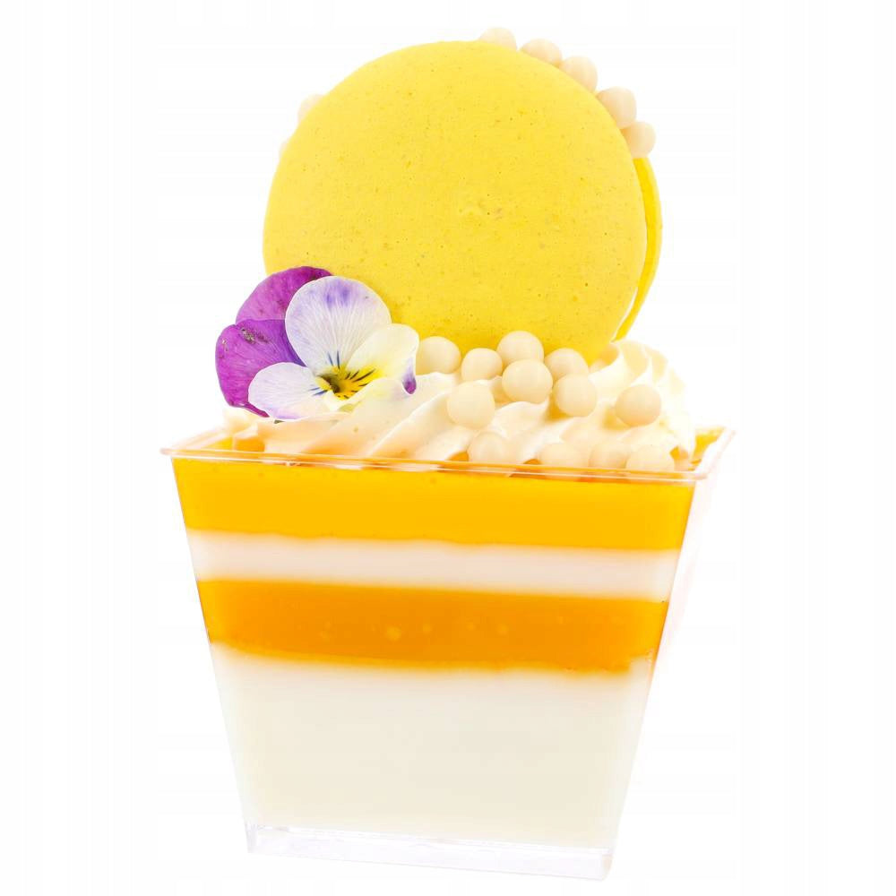 Pojemniki na Desery 25szt Pucharki Toppery 8szt na Deserki Tort Topper