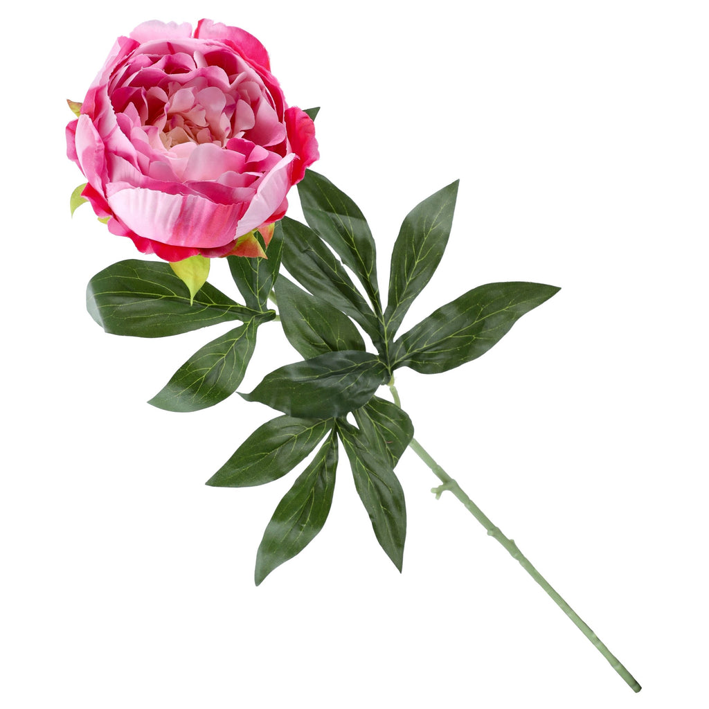 Gałązka Peonia Jasny Róż Krem 78cm PIWONIE SZTUCZNE Kompozycja Stroik