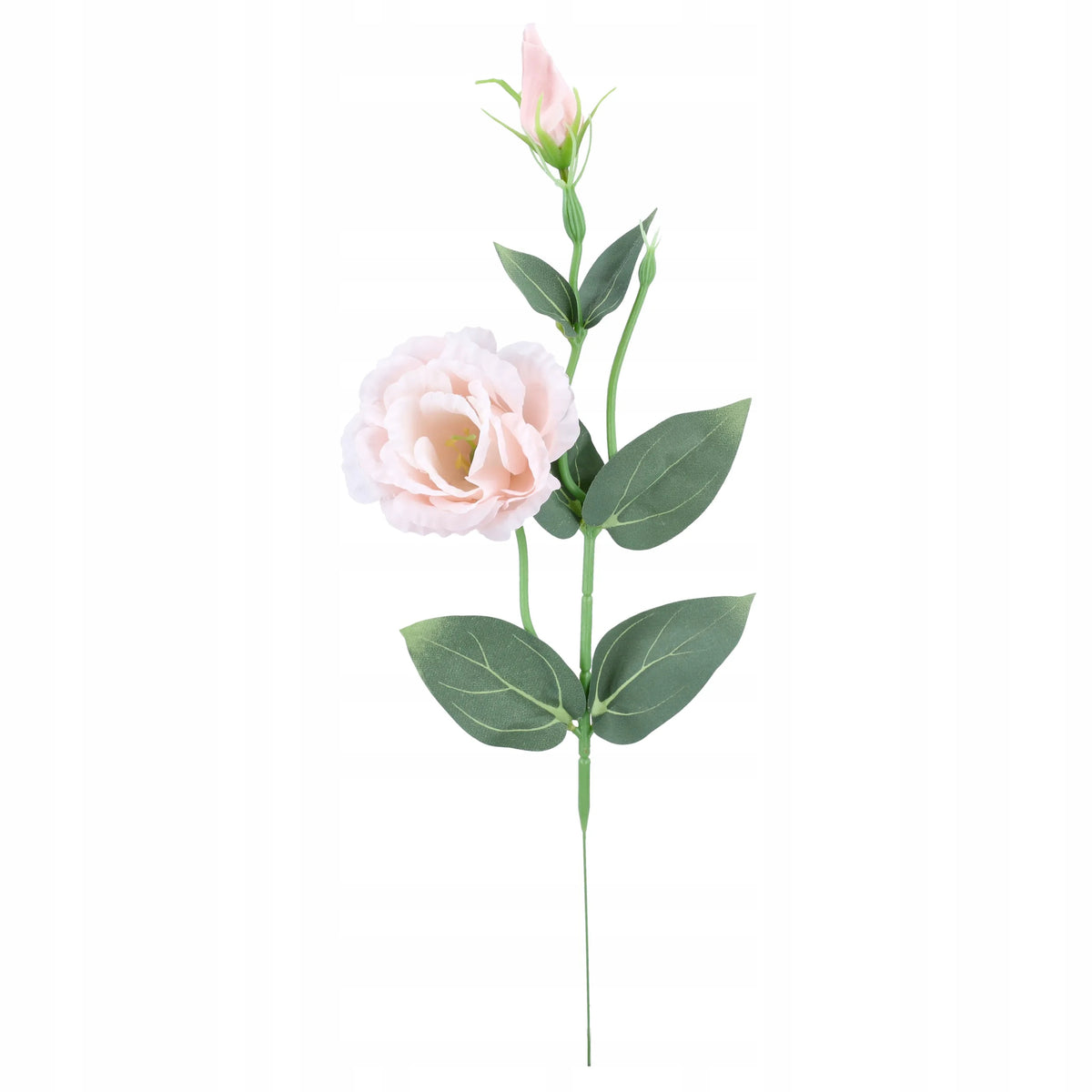 KWIATY SZTUCZNE EUSTOMA gałązka ozdobna 50cm stroik bukiet EUSTOMY ozdobne