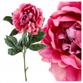 Gałązka Peonia 77cm Ciemny Róż Krem Peonia Piwonia Kwiaty Sztuczne Jak ŻYWE