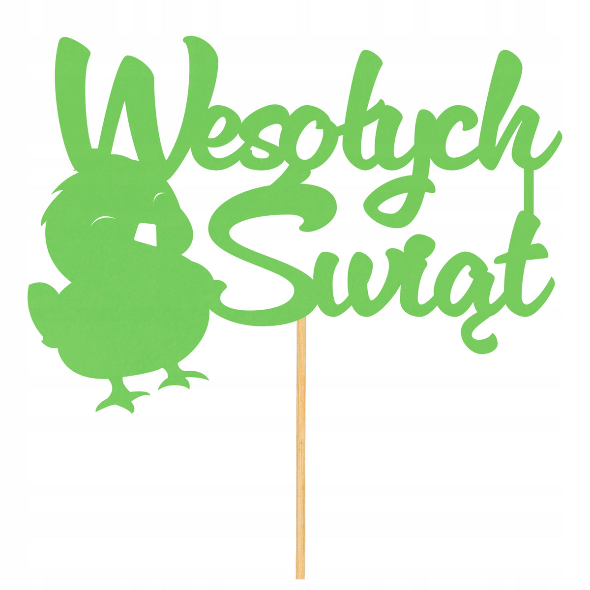 Dekoracje WIELKANOCNE topper KURCZAK do ŚWIĘCONKI wesołych świąt WIELKANOC