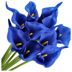 Bukiet Sztuczna Calla 33cm Granat Kwiaty Sztuczne Jak Żywe Kalie Stroik