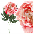Gałązka Peonia 77cm Brzoskwinia Krem Peonia Piwonia Gałązka Kwiaty Sztuczne