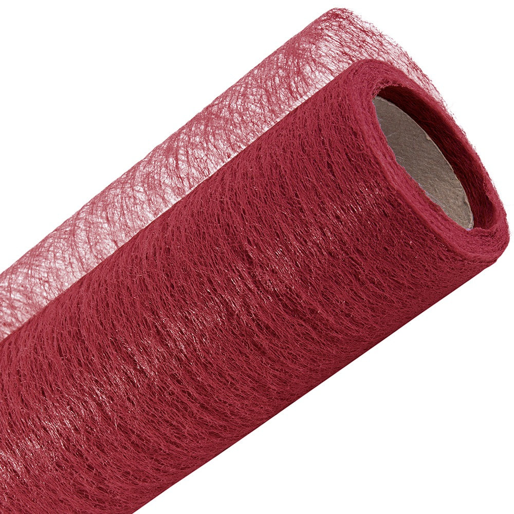 Flizelina 50cm/7m Bordo Dekoracje Ozdoba Na Stół Organza Bieżnik Na Rolce