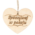Zawieszka Na Znicz Serce Napis Spoczywaj W Pokoju