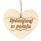 Zawieszka Na Znicz Serce Napis Spoczywaj W Pokoju