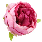 Peonie 6 szt Zestaw Główki Kwiatowe Wyrobowe 8cm Na Cmentarz Ozdoba STROIK