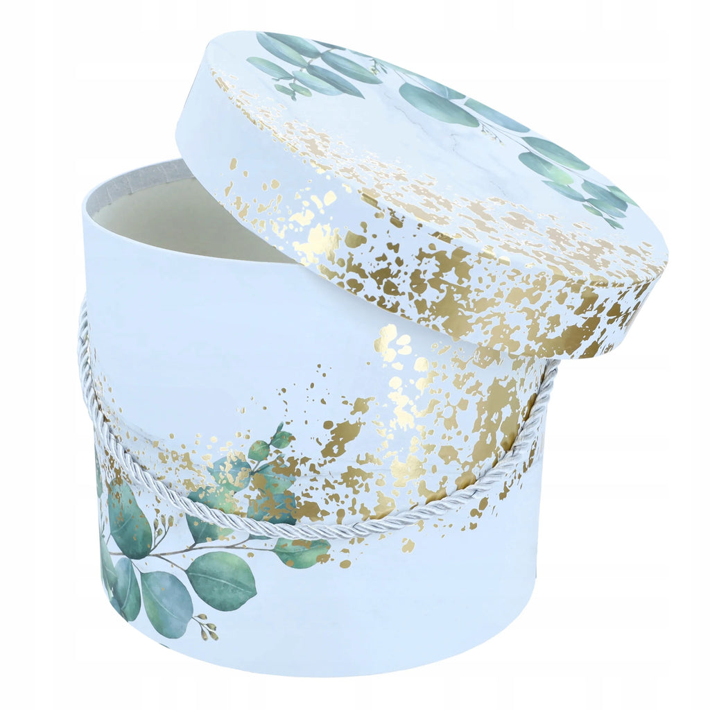 PUDEŁKO na prezent ozdobny flowerbox Na kwiaty na CHRZEST Komunia Ślub