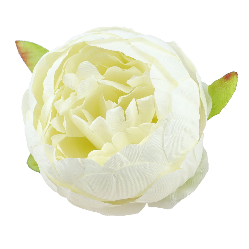Peonie Piwonie Ecru Główki Kwiatowe Do Kompozycji Do Bukietu 6szt 8cm