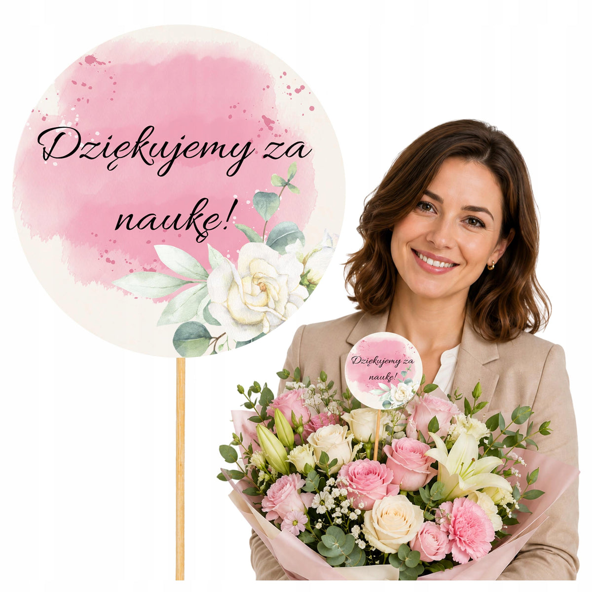 TOPPER piker PREZENT DLA NAUCZYCIELA NA zakończenie roku PODZIĘKOWANIE