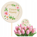 Topper na Dzień Matki Dla Mamy Dekoracje Ozdoby na Tort Napis Prezent