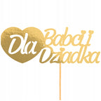 Topper Na Tort Dekoracja Dla Babci I Dziadka