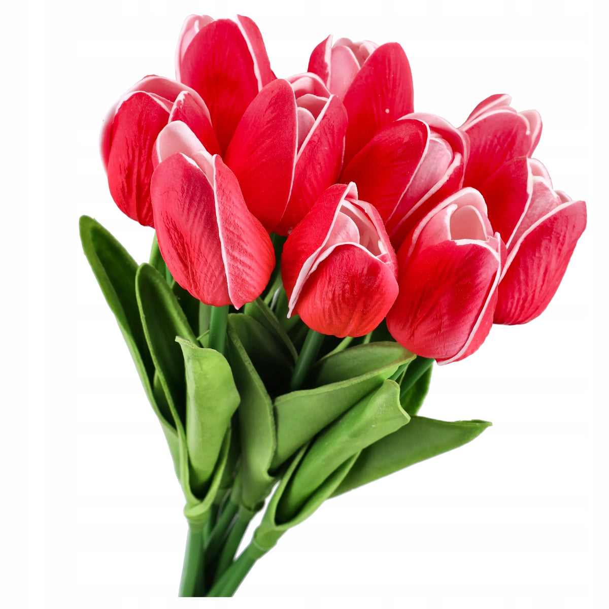 KWIATY SZTUCZNE TULIPANY SILIKONOWE bukiet sztucznych TULIPANÓW tulipan